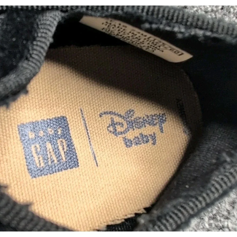 Baby Gap Disney Baby Minnie Mouse Shoes 18-24M Black Red Polka Dot Bow